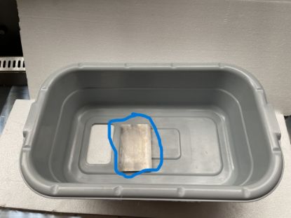 Picture of Breading Table plastic and Stainless steel Container Stainless Steel Hole Lid