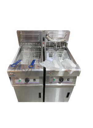 Picture of Fat Chef Electric Single Tank 2 Basket Chip Fryer 